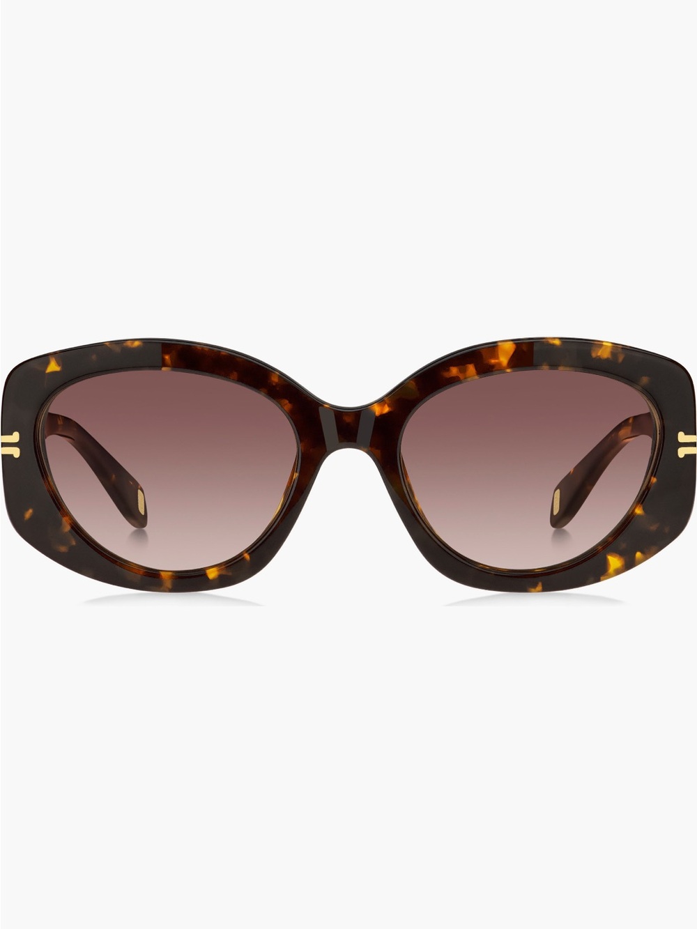 Marc Jacobs 56mm Gradient Rectangular Sunglasses - Brown